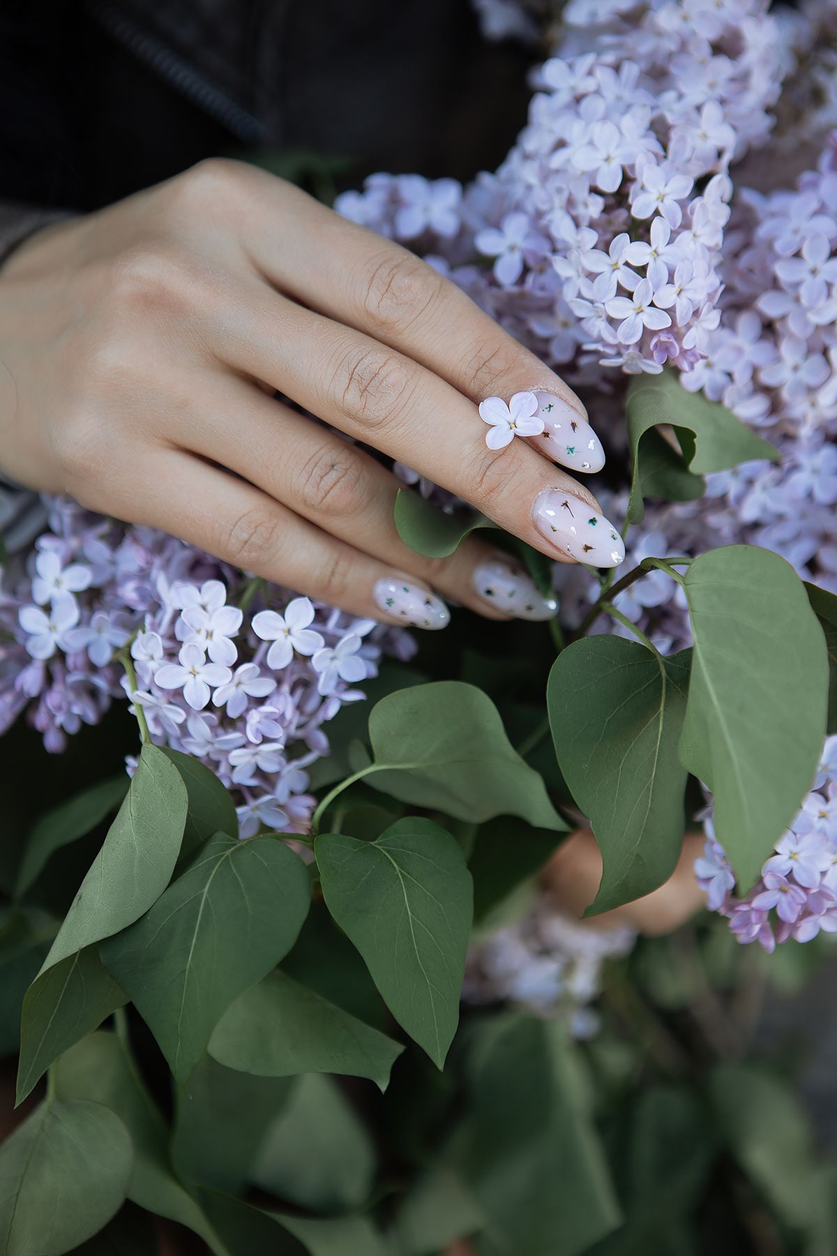 Echte Trockenblüten im Gel